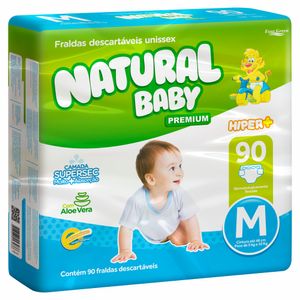 Natural Baby Premium Hiper + M 90 Un.