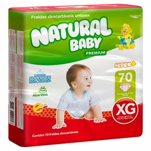 Natural Baby Premium Hiper + Xg 70 Un.