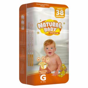 Natural Baby Premium Mega Pacotão G 38 Un.