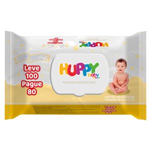 Toalha Umedecida Huppy Baby Wipes L100p80 Un (12x100)